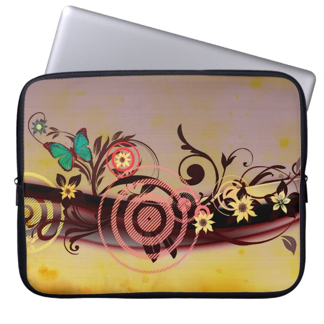 Spring Explosion Laptop Sleeve (Front)