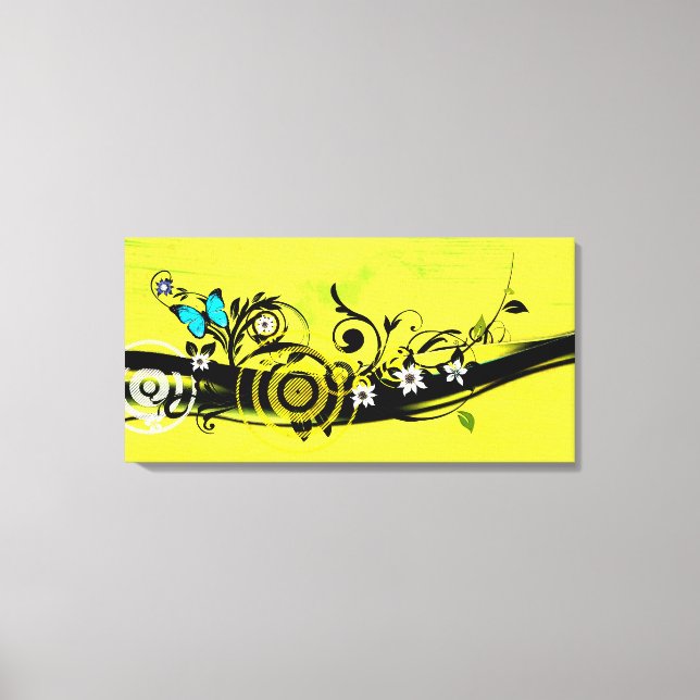Spring Explosion Wrapped Canvas (Front)