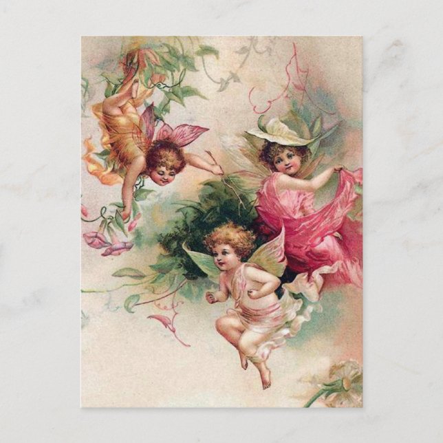 Spring Faeries Postcard (Front)