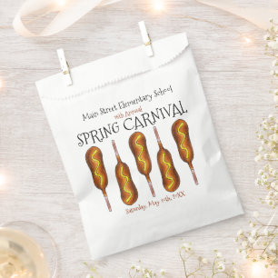 Spring Fair Carnival Festival Corn Dog Corndog Favour Bag