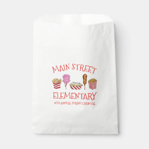 Spring Fair Carnival Festival Foods Corndog Nachos Favour Bag