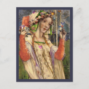 Spring Fairy Land Postcard