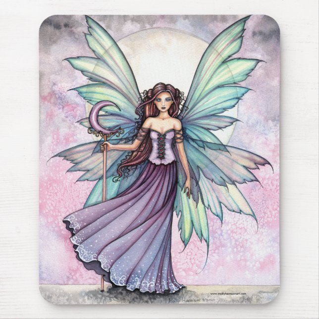 Spring Fairy Mousepad by Molly Harrison (Front)