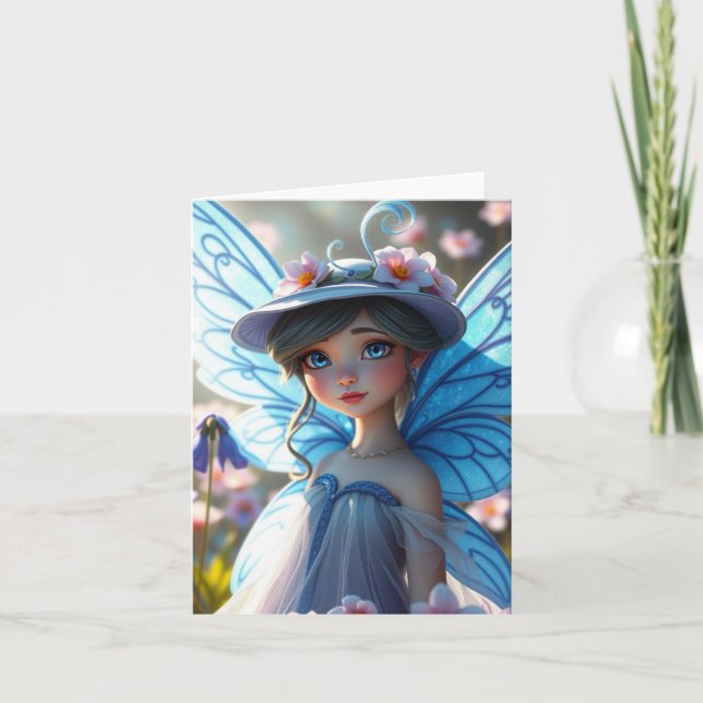  Spring Fairy Portrait Card (Front)