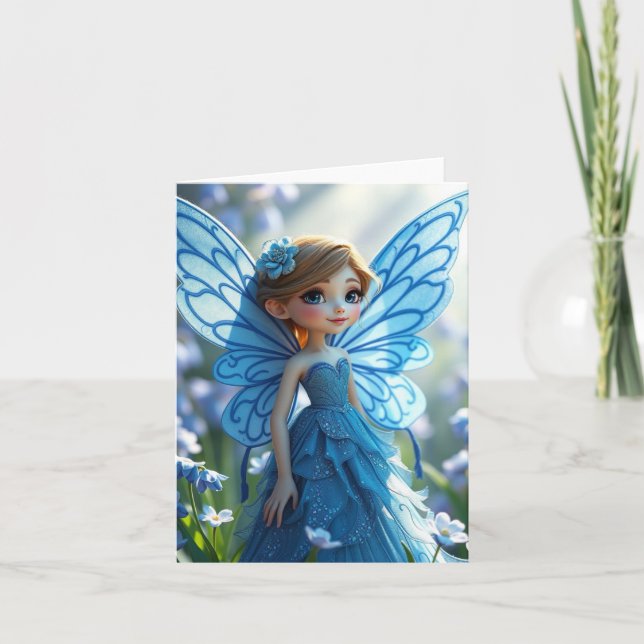  Spring Fairy Portrait Card (Front)