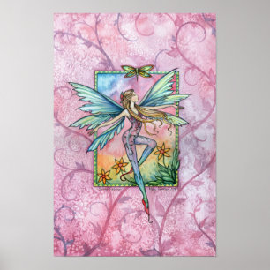 Spring Fairy Poster Print by Molly Harrison