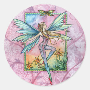 Spring Fairy Stickers by Molly Harrison