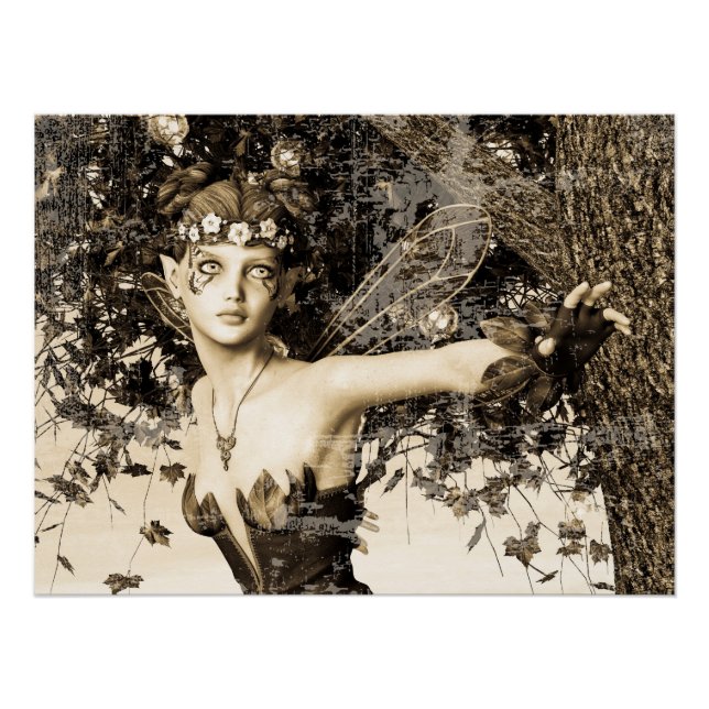 Spring Fairy Vintage Poster (Front)