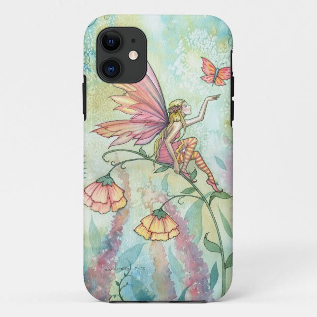 Spring Fantasy Fairy Butterfly Art Case-Mate iPhone Case (Back)