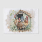 Spring Farm Rooster Watercolor