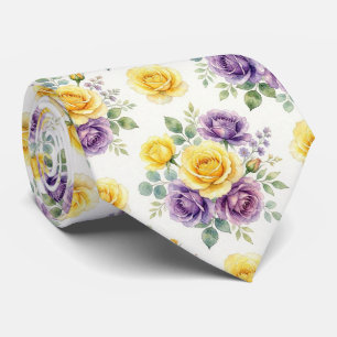 Spring Fashion Wedding & Event Floral Necktie