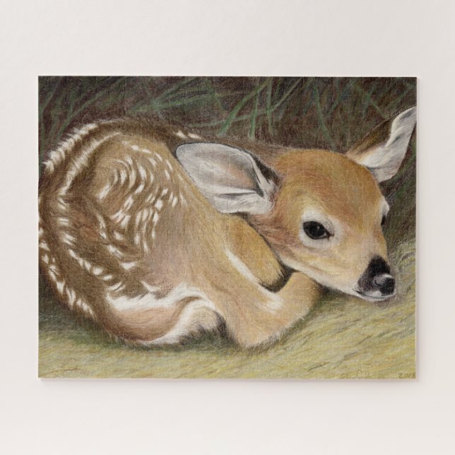 Spring Fawn Jigsaw Puzzle (Horizontal)