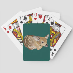 Spring Fawn Playing Cards