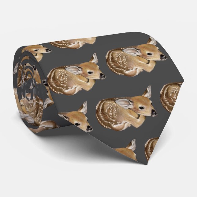 Spring Fawn Tie (Rolled)