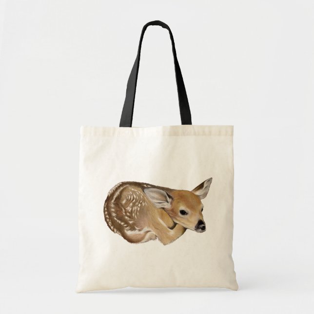 Spring Fawn Tote Bag (Front)