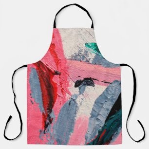 Spring Festival. Multicolored texture painting. Ab Apron