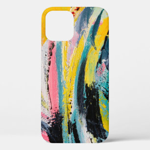 Spring Festival. Multicolored texture painting. Ab iPhone 12 Case