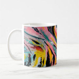 Spring Festival. Multicolored texture painting. Ab Coffee Mug