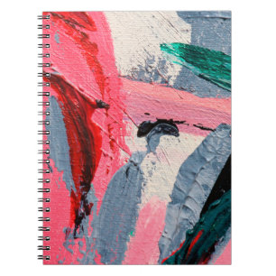 Spring Festival. Multicolored texture painting. Ab Notebook