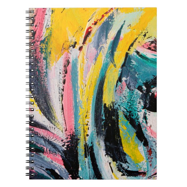 Spring Festival. Multicolored texture painting. Ab Notebook (Front)