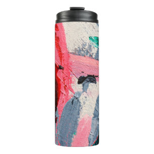 Spring Festival. Multicolored texture painting. Ab Thermal Tumbler