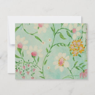 "Spring" Flat Personalised Card