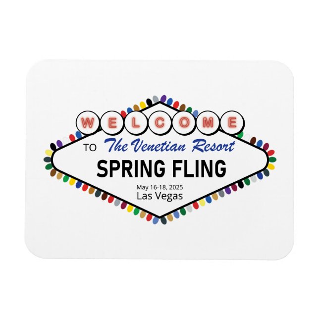 Spring Fling 2025 Magnet (Horizontal)