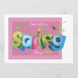 Spring Fling Invitation
