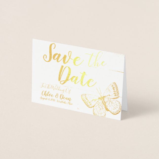 Spring Fling Save The Date Card (Front)