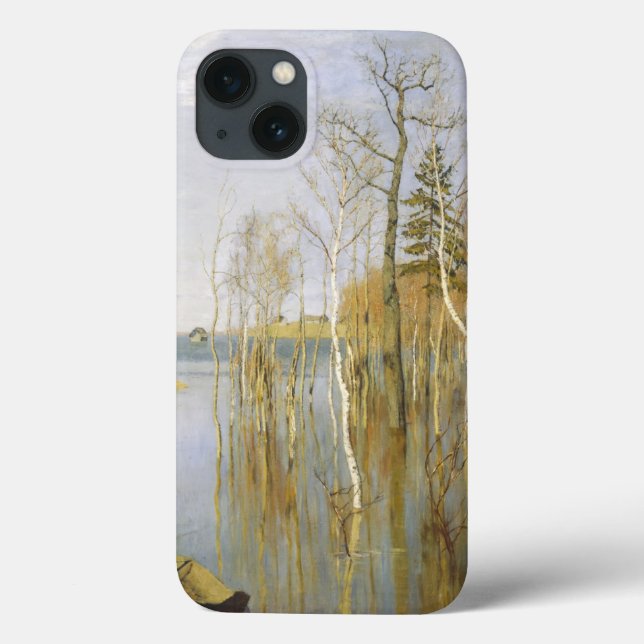 Spring Flood by Isaac Levitan  Case-Mate iPhone Case (Back)