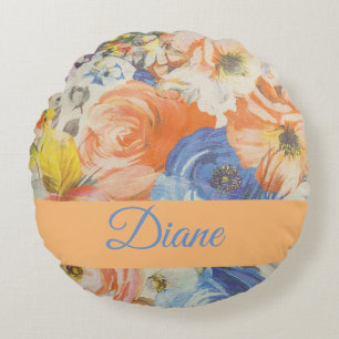 Spring Flora Round Cushion
