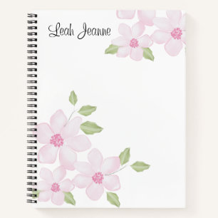 Spring Floral 8.5" x 11" Spiral Notebook