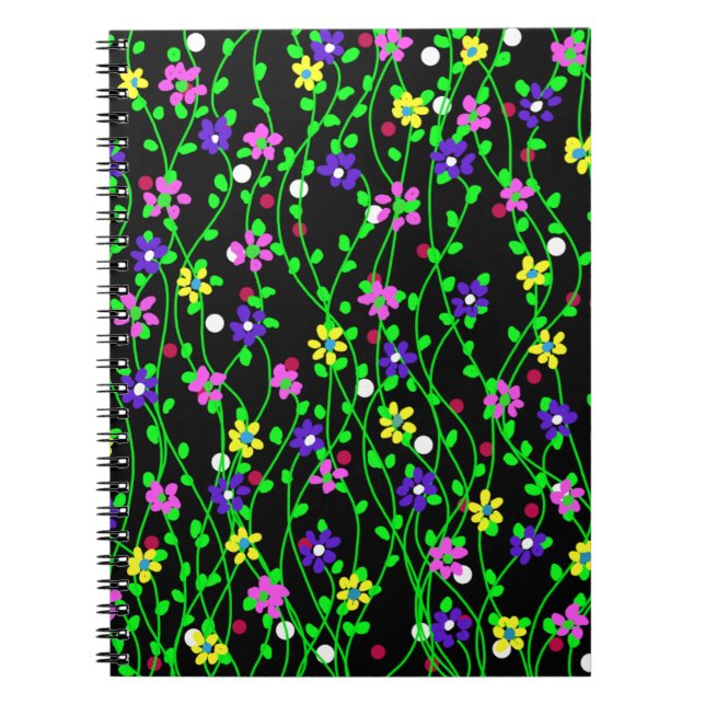 Spring Floral Art Notebook (Front)