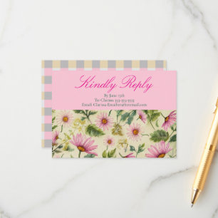 Spring Floral Baby Shower Enclosure Card