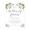 Spring Floral Blush In Lieu of Wedding Favours Sig