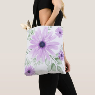 Spring Floral Botanical Pattern Colourful Tote Bag