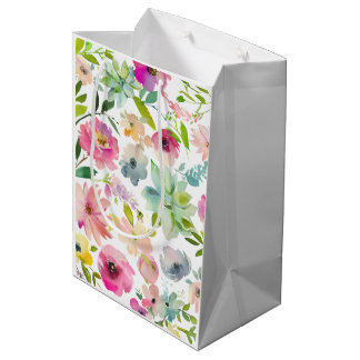 Spring Floral Colourful Happy Multi Use Medium Gift Bag