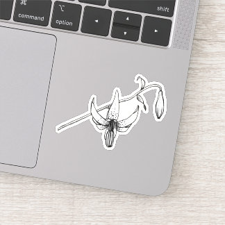 Spring Floral | Columbia Lily | Botanical Sticker