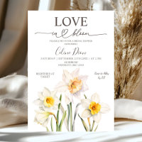 Spring Floral Daffodil Bridal Shower