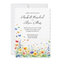 Spring Floral Garden Butterflies