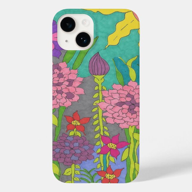 Spring Floral Garden  Case-Mate iPhone Case (Back)