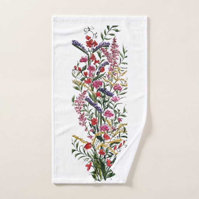Spring Floral Guest Hand Towel (Hand Towel)
