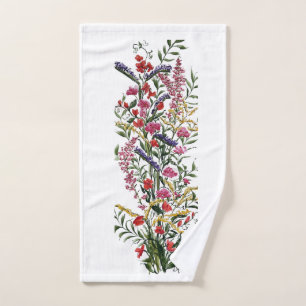 Spring Floral Guest Hand Towel