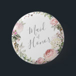 Spring Floral Mother of the Groom Button<br><div class="desc">Custom</div>