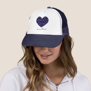 Spring Floral Pattern Collection Trucker Hat