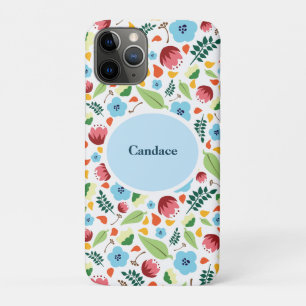 Spring Floral Personalised  iPhone 11 Pro Case