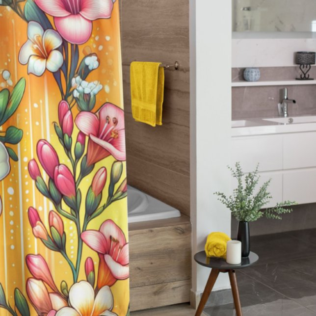 Spring Floral  Shower Curtain (Creator Uploaded)
