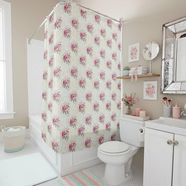 Spring floral  shower curtain (Creator Uploaded)
