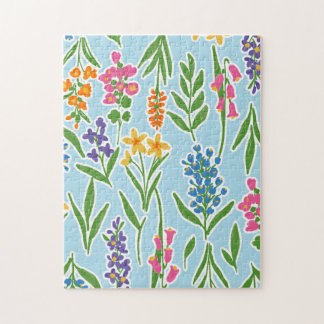 Spring Floral Stems Jigsaw Puzzle