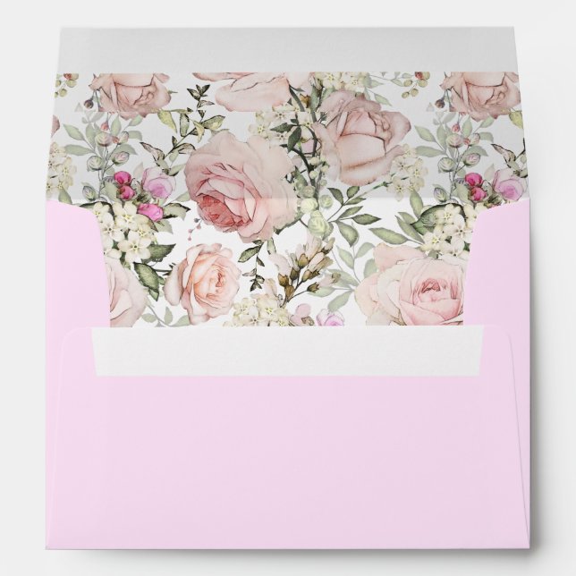 Spring Floral Watercolor Envelopes (Back (Bottom))